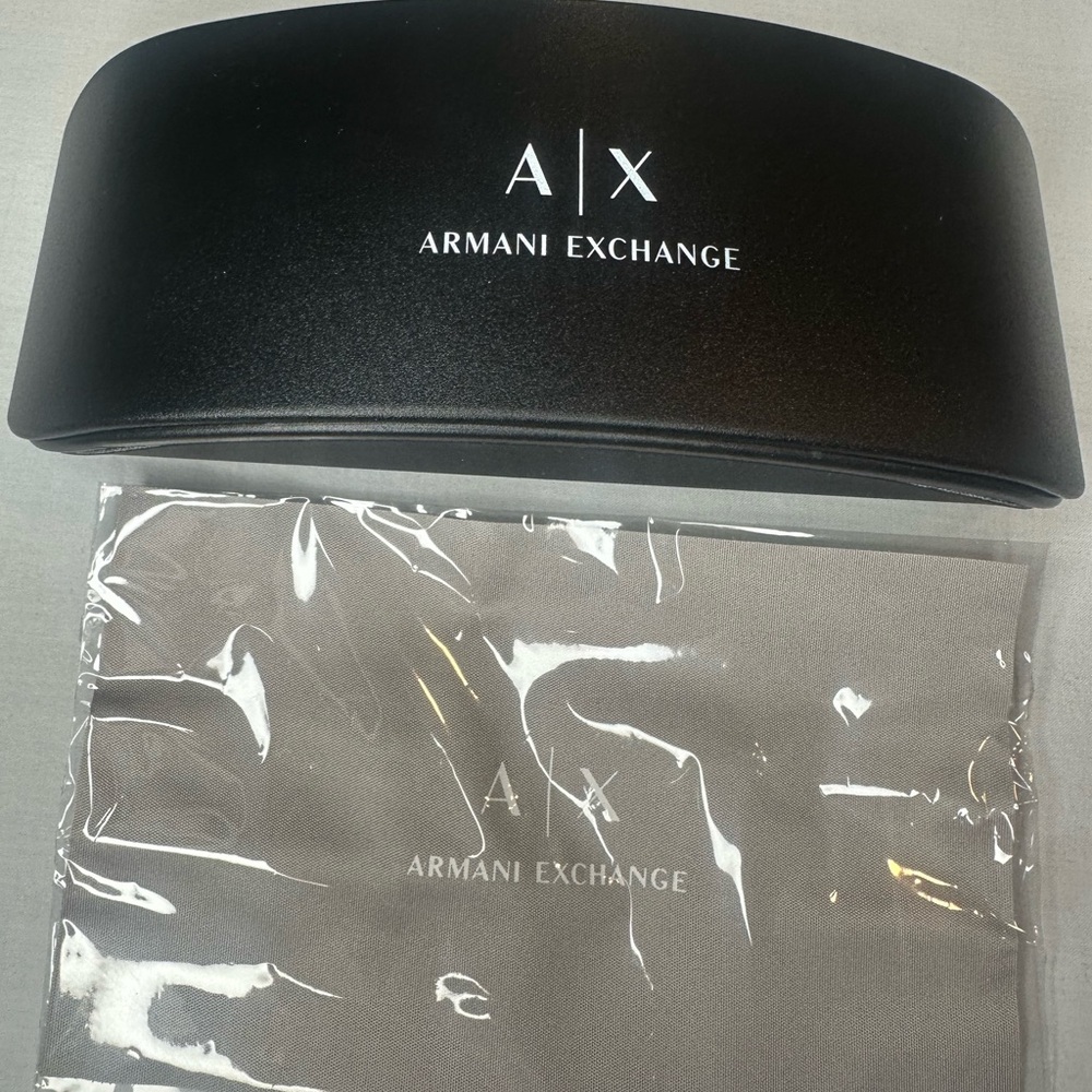 NEW Armani Exchange Black Sunglasses Holder